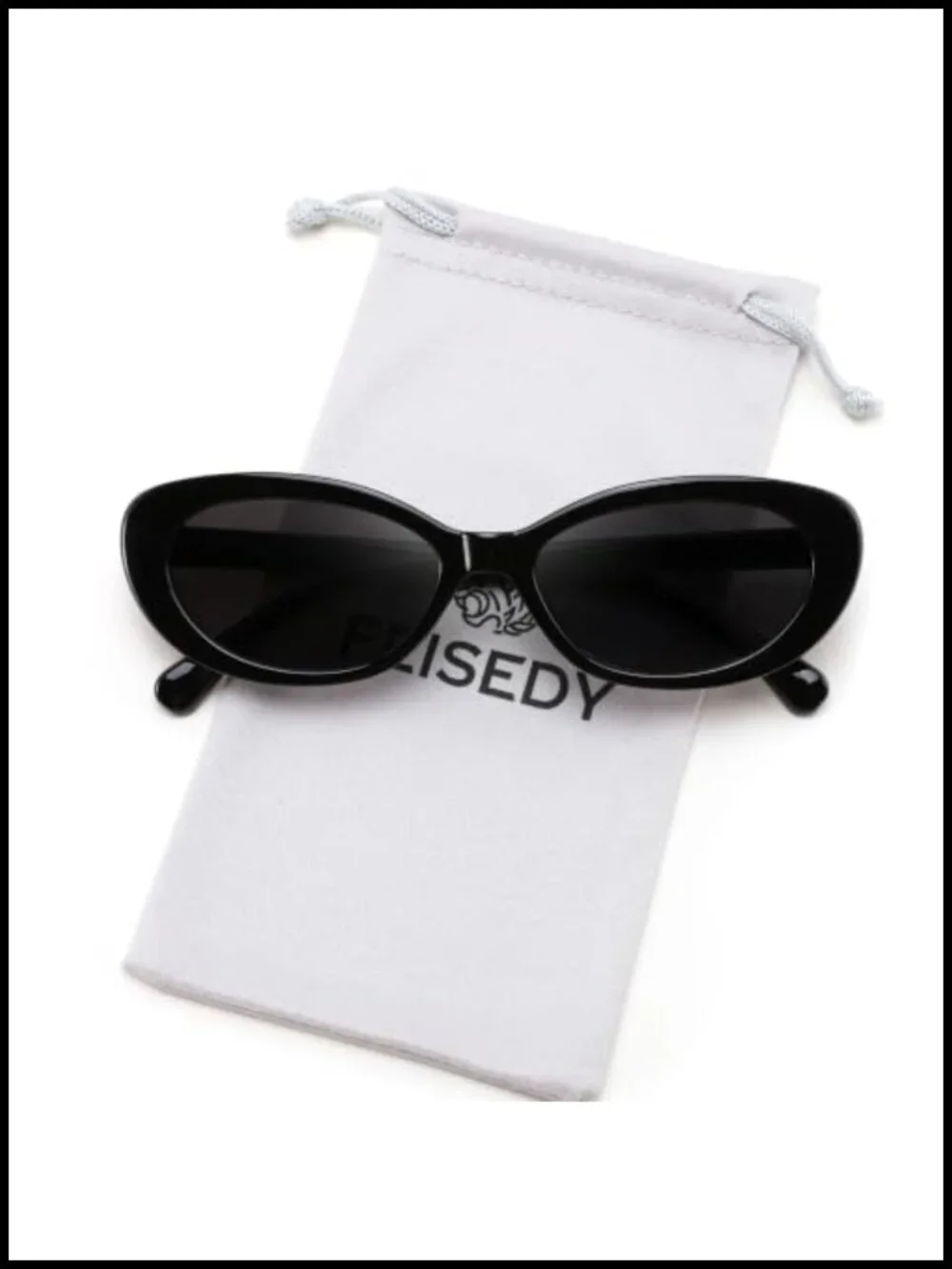 Retro Oval Cat Eye Sunglasses with UV400 Protection Lightweight Plastic
